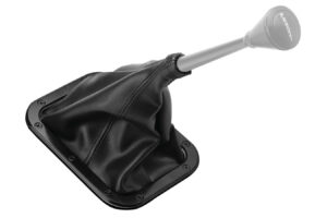 LOKAR Blk Billet Rectangular Floor Mount Shifter Boot X70-BFMB