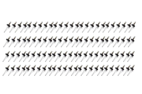 FIVESTAR Lrg Hd Rivet Black Multi -grip 100pk 814B-100L
