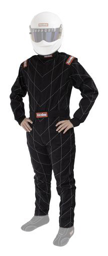 RACEQUIP Suit Chevron Black Medium Tall SFI-1 130904RQP