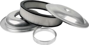 ALLSTAR PERFORMANCE LW 14in A/C Kit Plain 4in Paper Element ALL25914