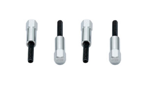 FORD Valve Cove Bolt Kit 4pk Chrome w/Ford Logo 302-315