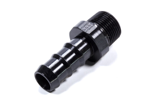 FRAGOLA 3/4 Hose Barb X 3/4 MPT Fitting Black 484012-BL