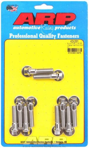ARP Intake Manifold Bolt Kit S/S – Buick 3.8L V6 423-2001