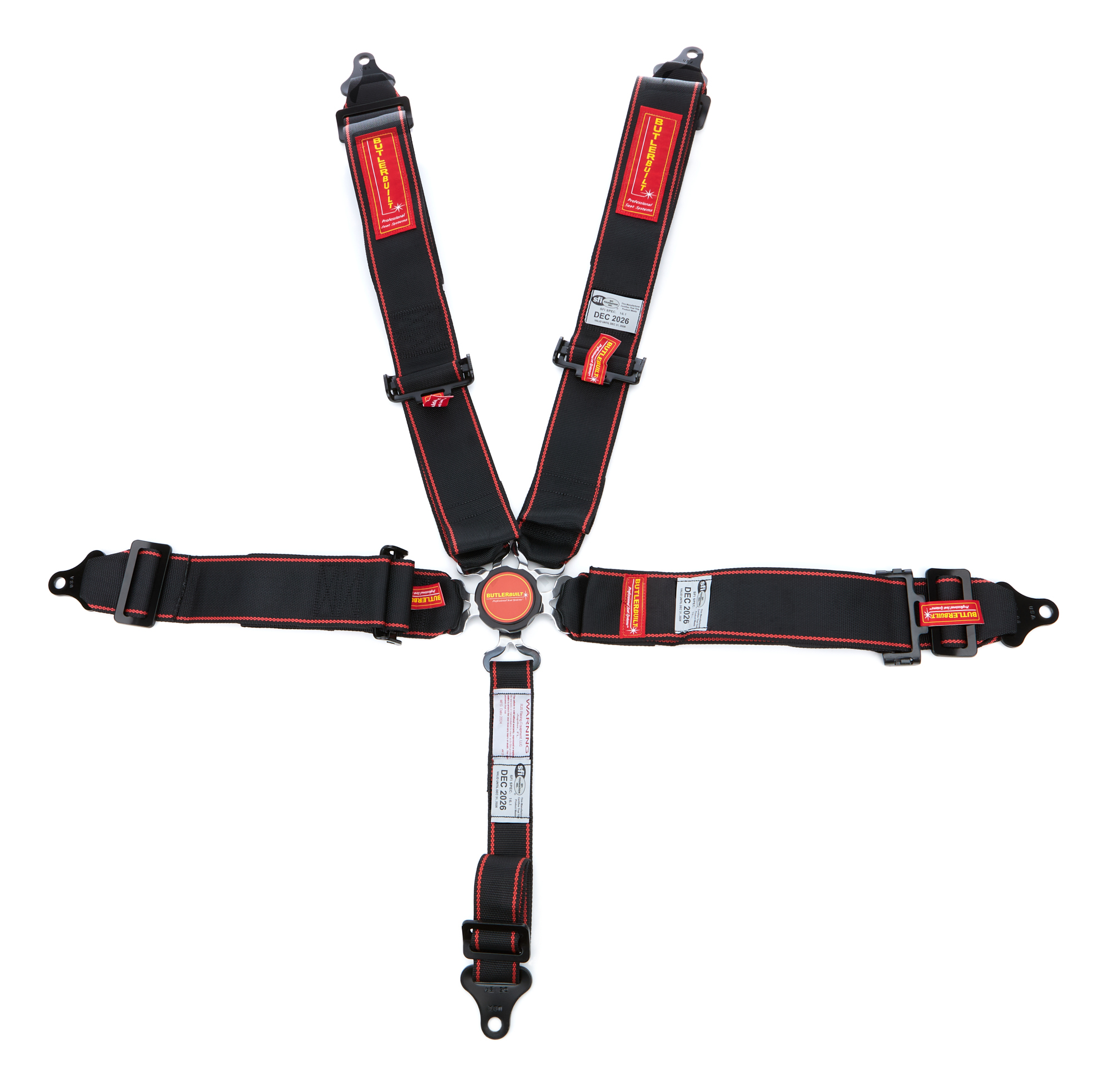 BUTLERBUILT Harness 5pt Camlock P/U 3in Black BB1154401