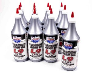 LUCAS OIL Synthetic L9 Racing Gear Oil 12×1 Qt 10456