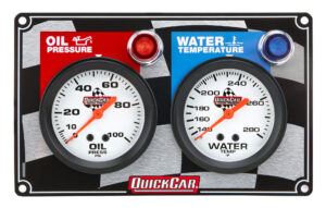 QUICKCAR RACING PRODUCTS 2 Gauge Panel OP/WT 61-6001