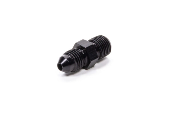 FRAGOLA Straight Adapter Fitting #3 x 1/8 MPT Black 481603-BL