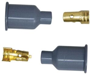 MSD IGNITION Straight Distributor Boots- 2 Per Card 3322