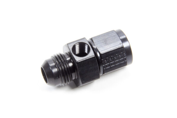 FRAGOLA Gauge Adapter Fitting #8 Male to #8 Female Black 495006-BL