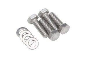 TRANS-DAPT Valve Cover Fasteners 5/16-18 in x 1 in Chrome 9423