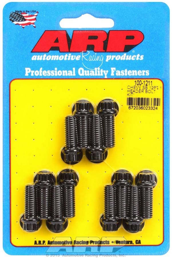 ARP Header Bolt Kit – 12pt. 3/8 x 1.00 UHL (12) 100-1211