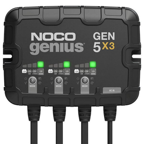 NOCO Battery Charger 3-Bank 15 Amp Onboard GEN5X3