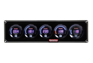 QUICKCAR RACING PRODUCTS Digital 4-1 Gauge Panel OP/WT/OT/Volt w/Tach 67-4057