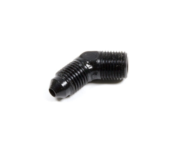 AEROQUIP 45 Deg Alum #3 Flare 1/8 in Black FCM5020