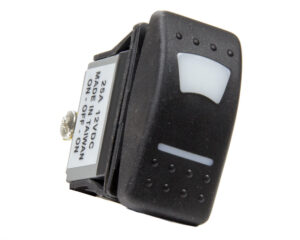 QUICKCAR RACING PRODUCTS Rocker Switch Lighted On /Off/On Green 52-615