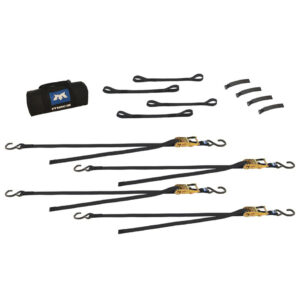 MACS CUSTOM TIE-DOWNS 4 Tie Downs – Motorcycle Pack 510001