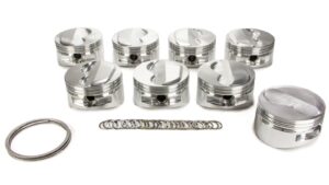 JE PISTONS SBC Domed Piston Set 4.155 Bore +3cc 173586
