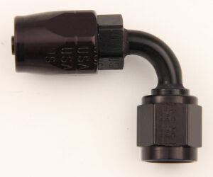 XRP-XTREME RACING PROD. #4 90 Deg Hose End Black 109004BB