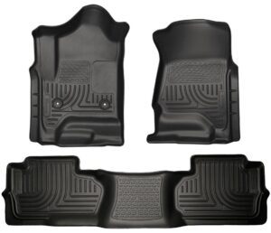HUSKY LINERS 15-   GM 2500HD Dbl Cab Floor Liners Black 98241