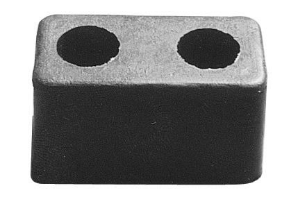 PIT-PAL PRODUCTS Trailer Door Bumper 6in L x 3.25in H x 2.875in W 704