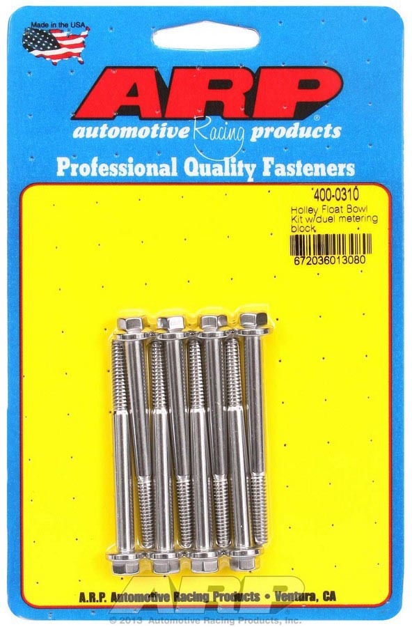 ARP Holley Float Bowl Bolt Kit 400-0310