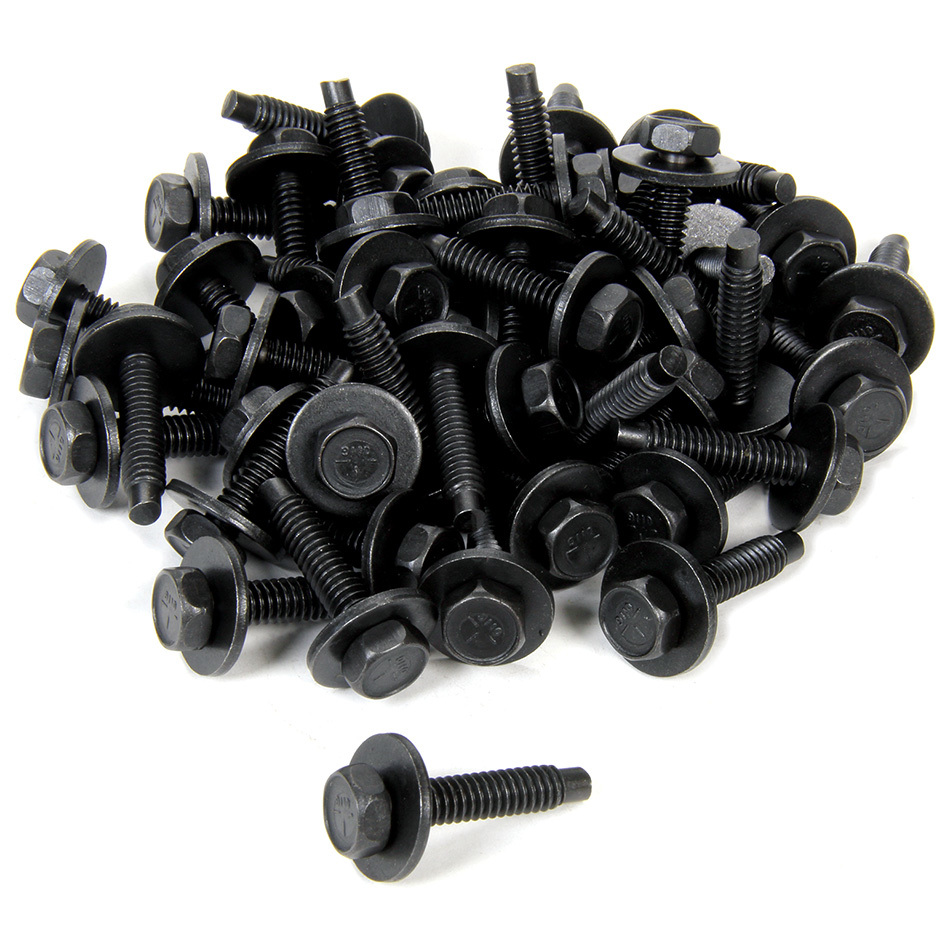 ALLSTAR PERFORMANCE Body Bolt 1-1/8in 50pk Black ALL16553-50