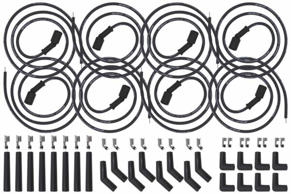 ICT BILLET Universal Spark Plug Wir e Set Remote Coil 551083