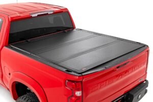 ROUGH COUNTRY Hard Tri-Fold Flip Up Bed Cover 49120580