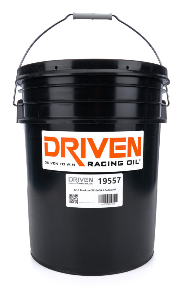 DRIVEN RACING OIL GP-1 Conventional Break- In Oil 20w50 5 Gallon 19557