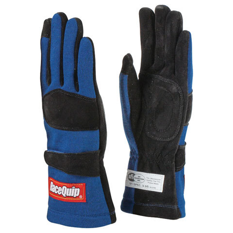 RACEQUIP Gloves Double Layer X-Large Blue SFI 355026RQP