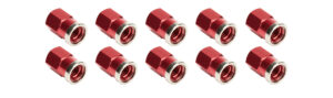 ALLSTAR PERFORMANCE QC Cover Nuts Short Red 10pk ALL72059