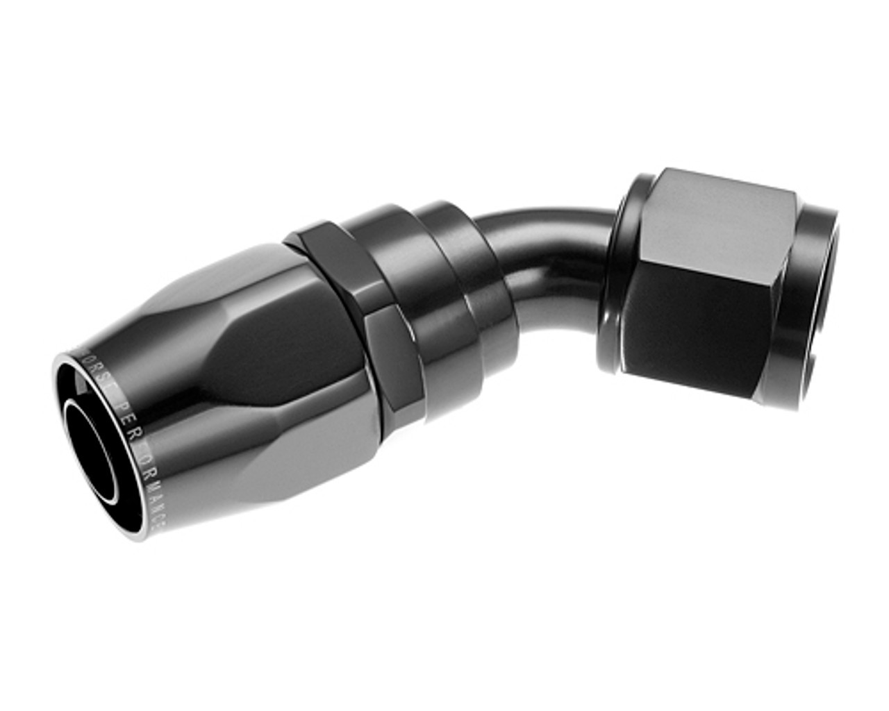 REDHORSE PERFORMANCE 8AN Swivel Hose Ends Black 45 1045-08-2
