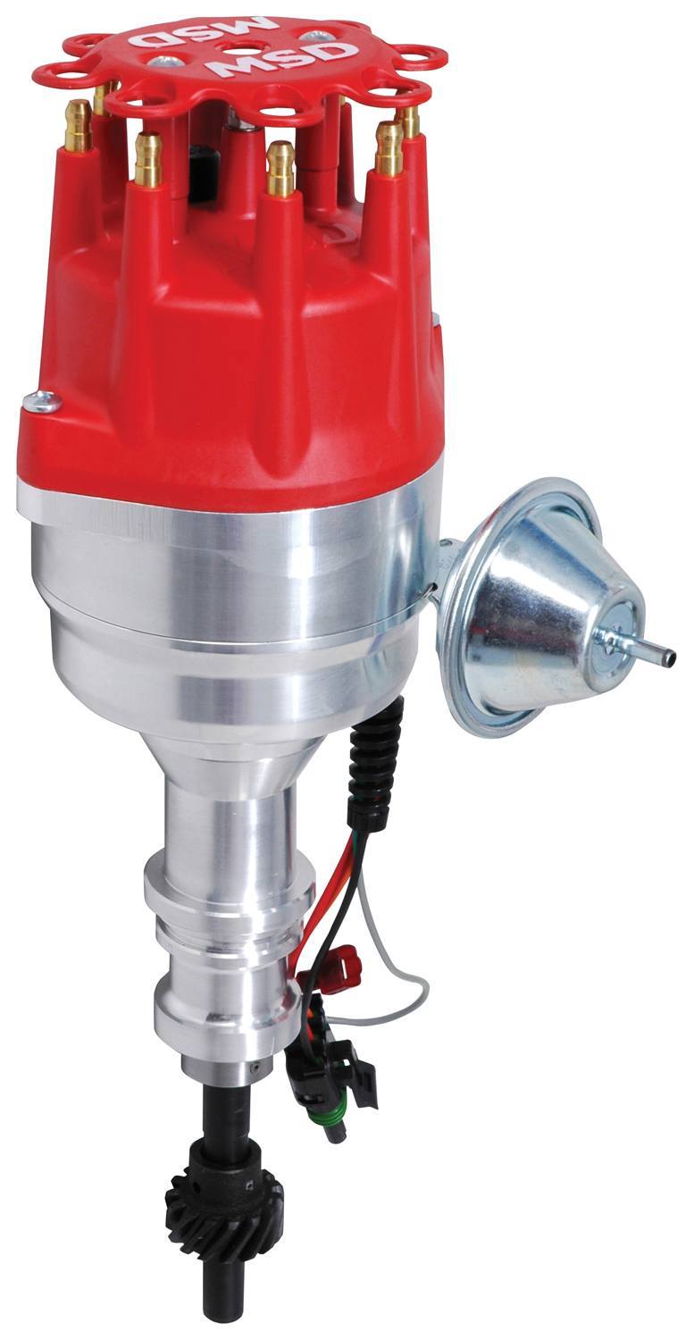 MSD IGNITION Ford 351W Pro-Billet RTR Distributor w/Steel Gear 83541