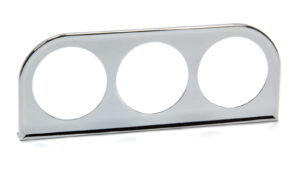 VDO Mounting Panel 2-1/16 3 Hole Chrome 240-036