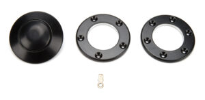 FLAMING RIVER Horn Button 5/6 Bolt Black FR20119HNBK