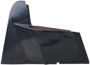 TRIPLE X RACE COMPONENTS Sprint Car 5-Series Right Arm Guard Black SC-BW-5557BLK