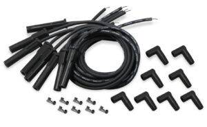 HOLLEY Spark Plug Wire Set Univ GM LS Cut to Fit – Black 561-113