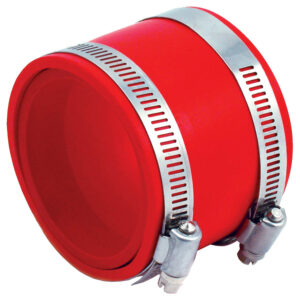 SPECTRE Coupler 3in PVC w/Red Insert SPE-8772