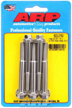 ARP S/S Bolt Kit – 6pt. (5) 5/16-18 x 2.750 622-2750