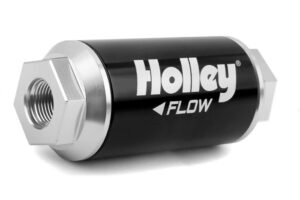 HOLLEY Billet HP Fuel Filter – -8an 100-Micron 175GPH 162-564