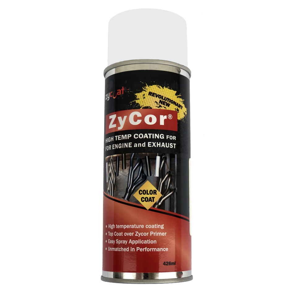 ZYCOAT ZyCor Gasser White Color Coat 13 oz Aerosol 18013