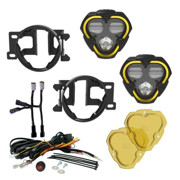 KC HILITES Flex Era 3 Dual Mode SAE Fog Light Kit Pair 97154