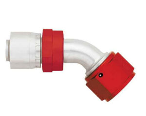 AEROQUIP #4 45 Deg Crimp Fitting FBM4121
