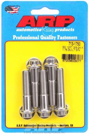 ARP S/S Bolt Kit – 12pt. (5) 3/8-24 x 1.750 713-1750