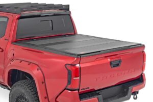 ROUGH COUNTRY Hard Tri-Fold Flip Up Bed Cover 49415551