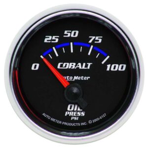 AUTOMETER 2-1/16in C/S Oil Pressure Gauge 0-100psi 6127