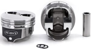 ICON PISTONS SBC Forged F/T Piston Set 4.060 Bore -4.9cc IC792.060