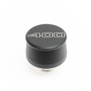RACING POWER CO-PACKAGED Valve Cover Breather 400 Logo Black Each R8211