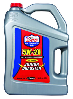 LUCAS OIL Jr. Dragster-Karting Oil 5 Qt Jug LUC10471