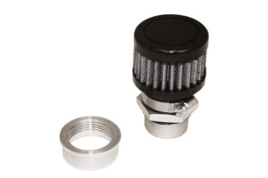 MOROSO Valve Cover Breather Kit U-Weld – Aluminum 68853